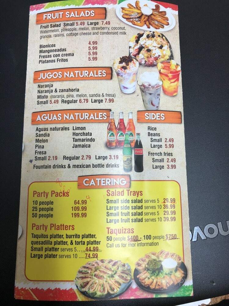 Tortas la Corona - Fullerton, CA menu_pic