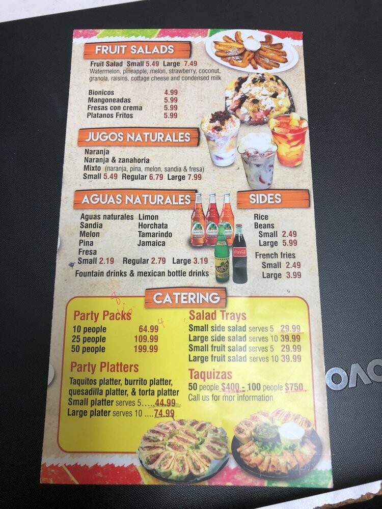 Tortas la Corona - Fullerton, CA menu_pic