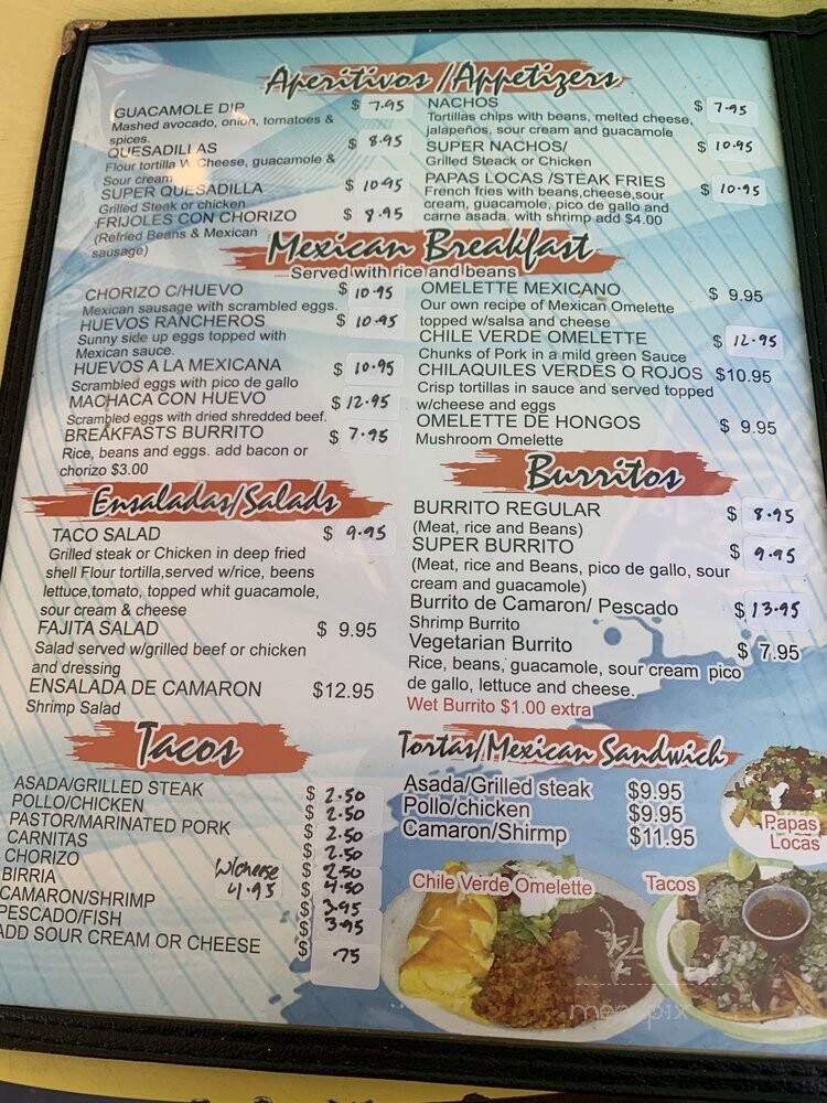 United Mexican Food San Leandro - San Leandro, CA menu_pic
