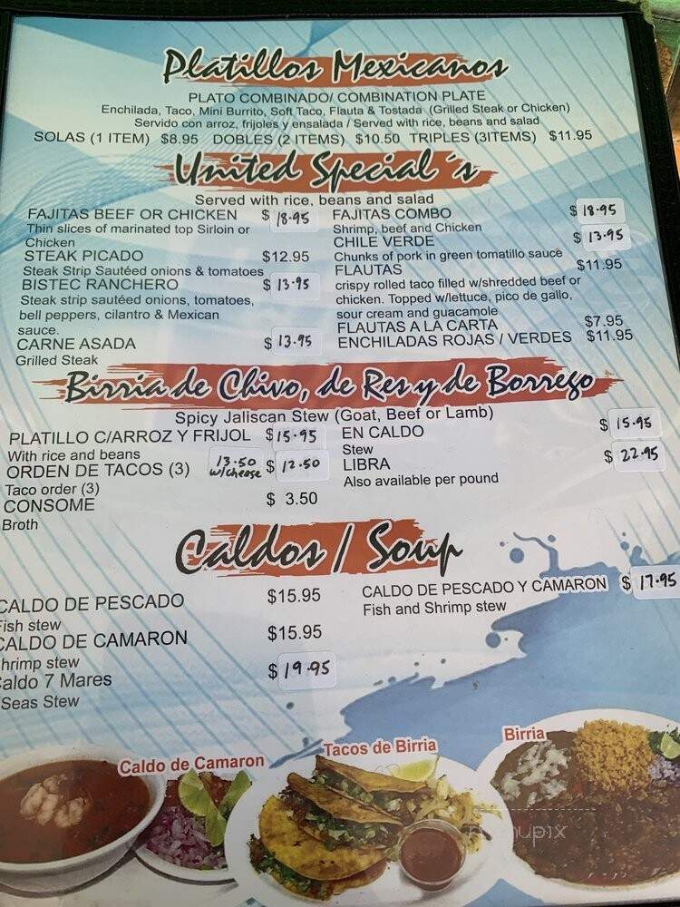 United Mexican Food San Leandro - San Leandro, CA menu_pic