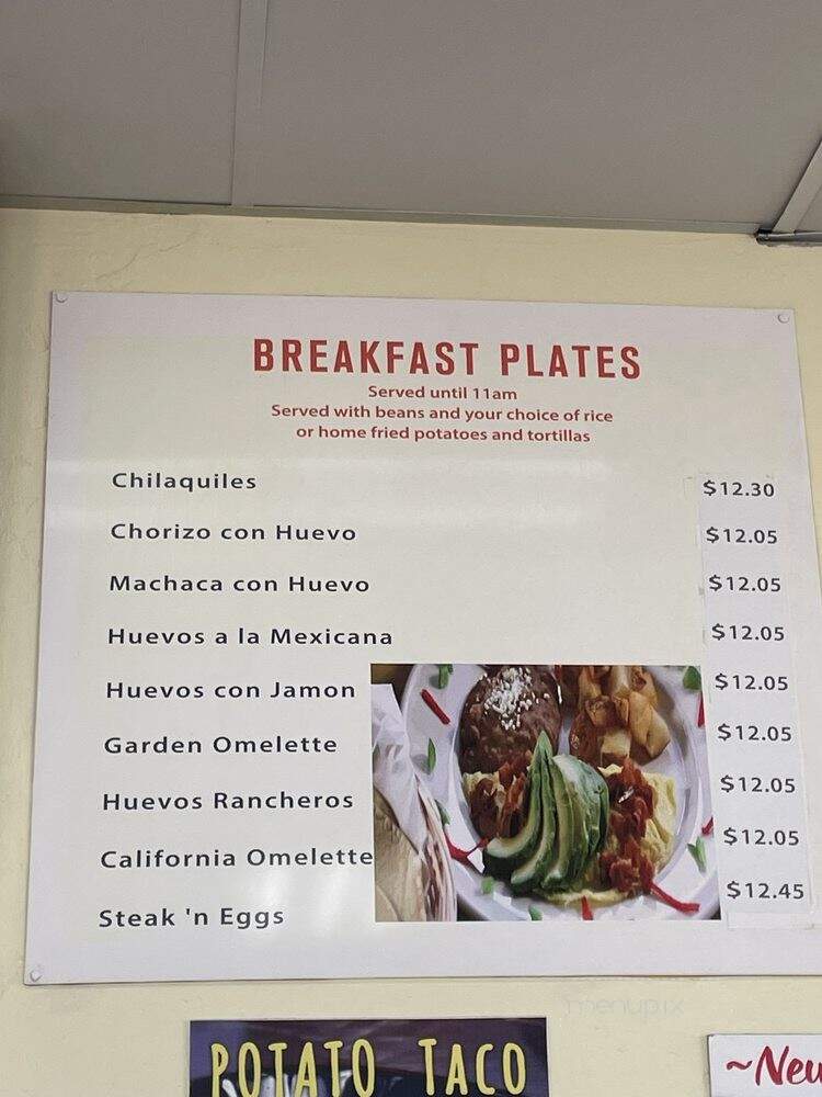 Vallarta Express - San Diego, CA menu_pic