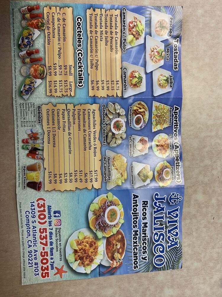 Viva Jalisco - Compton, CA menu_pic