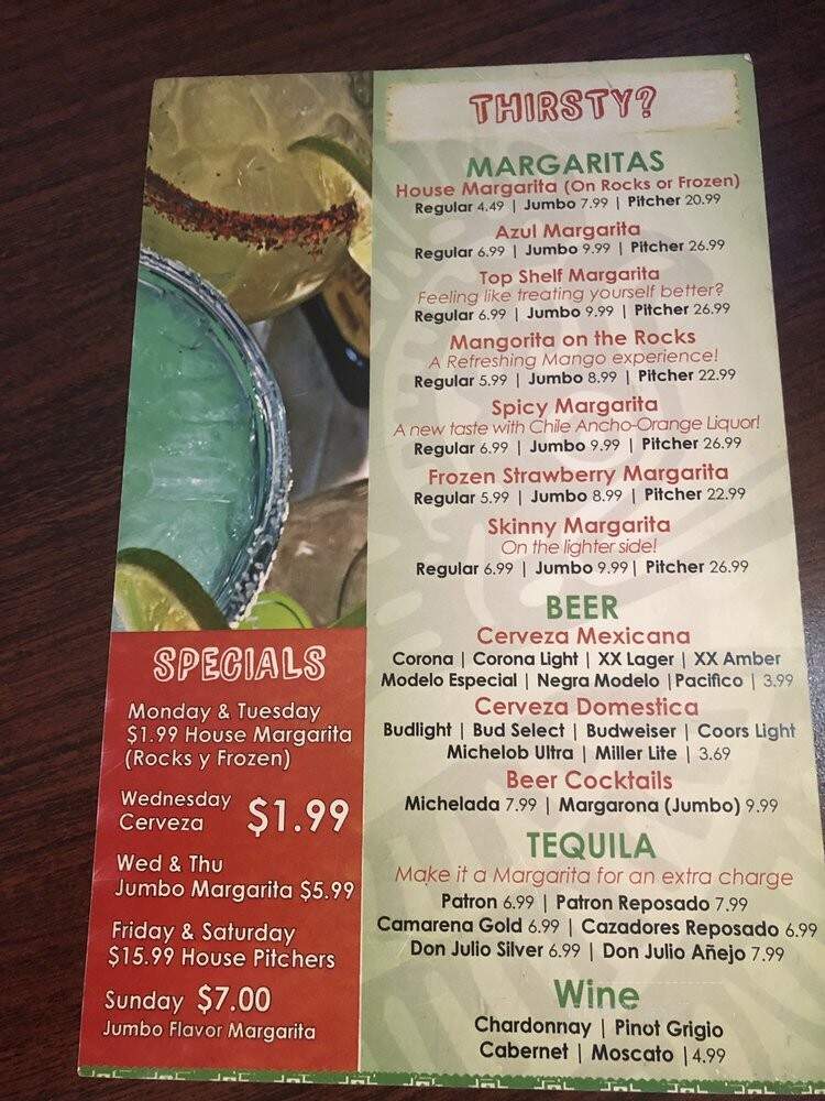 El Tapatio Authentic Mexican Restaurant - Saint Louis, MO menu_pic