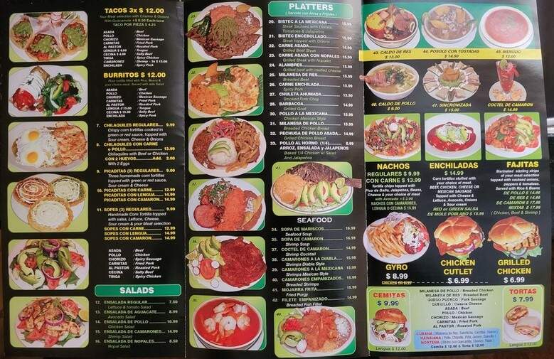 La Cemita Restaurant - Brooklyn, NY menu_pic