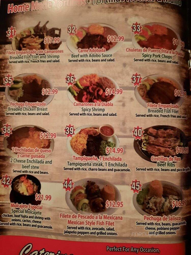 Taqueria de Jalisco - Houston, TX menu_pic