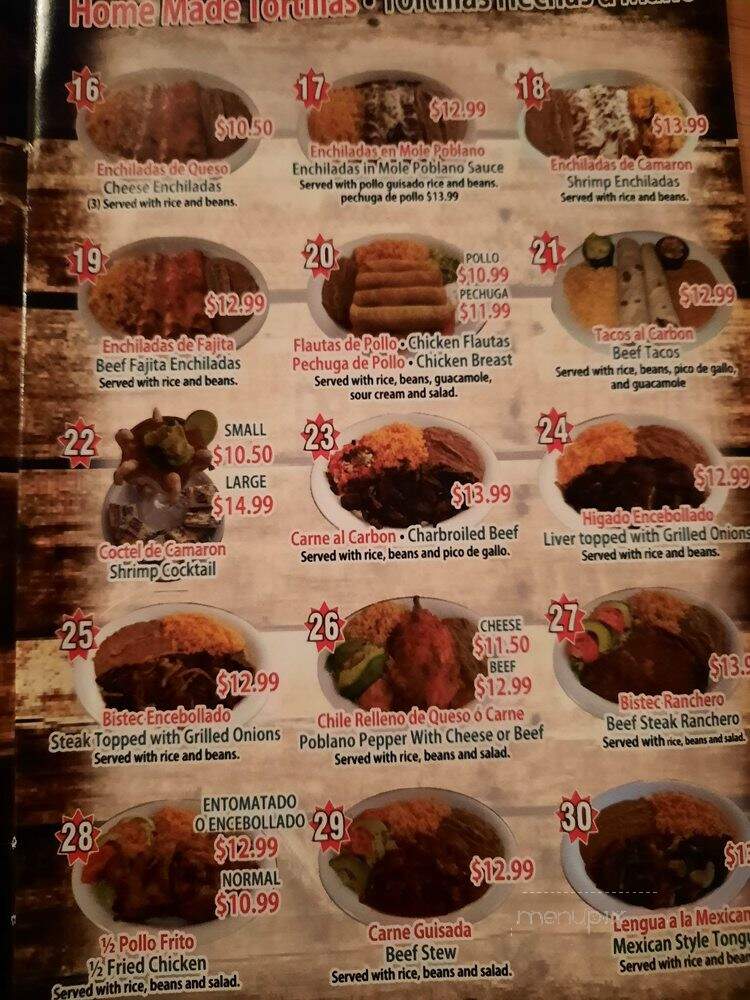 Taqueria de Jalisco - Houston, TX menu_pic