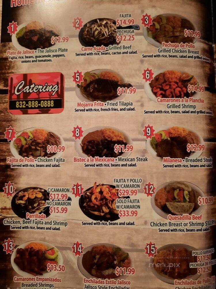 Taqueria de Jalisco - Houston, TX menu_pic