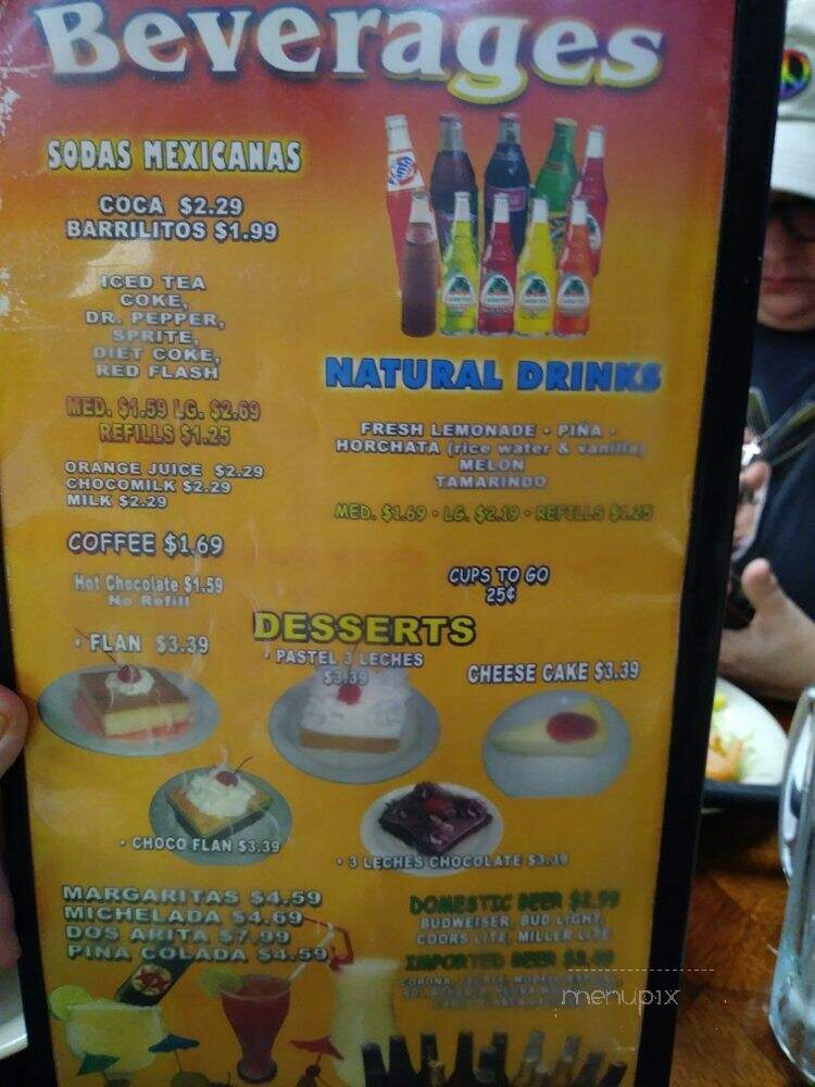 Taqueria Perla Tapatia - San Antonio, TX menu_pic