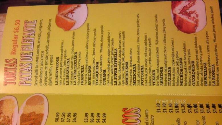 Taqueria Y Restaurant - Dallas, TX menu_pic
