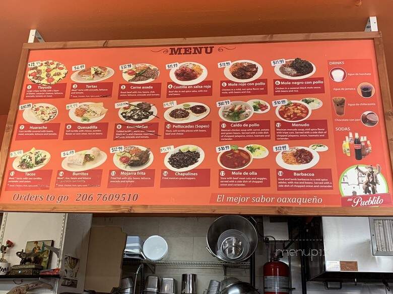 Tienda Mi Pueblito - Seattle, WA menu_pic