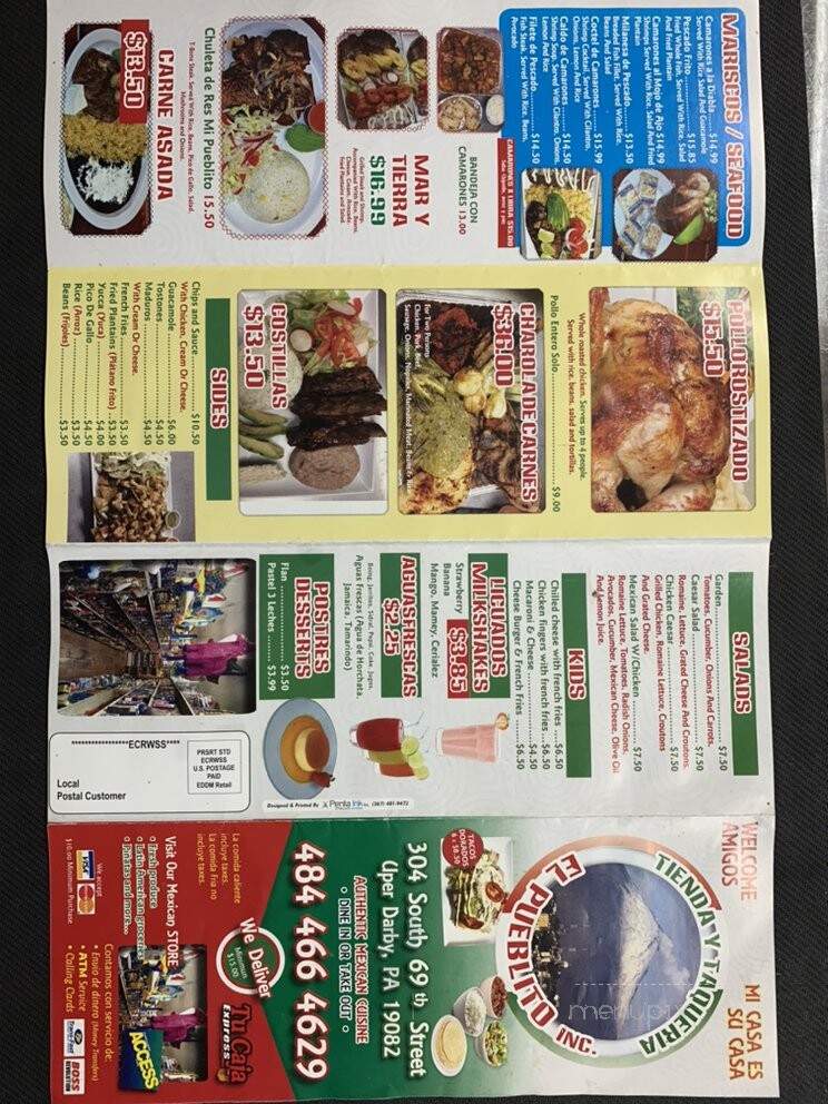 Tienda Y Taqueria El Pueblito - Upper Darby, PA menu_pic