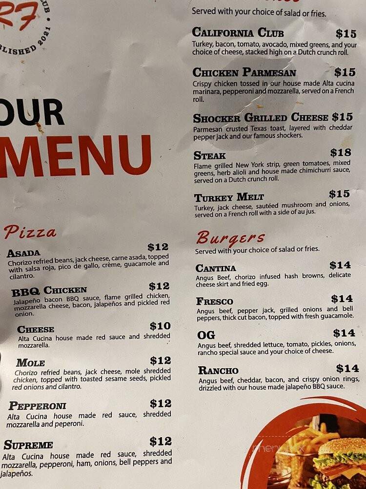 Rancho Fresco Mexican Grill - Modesto, CA menu_pic