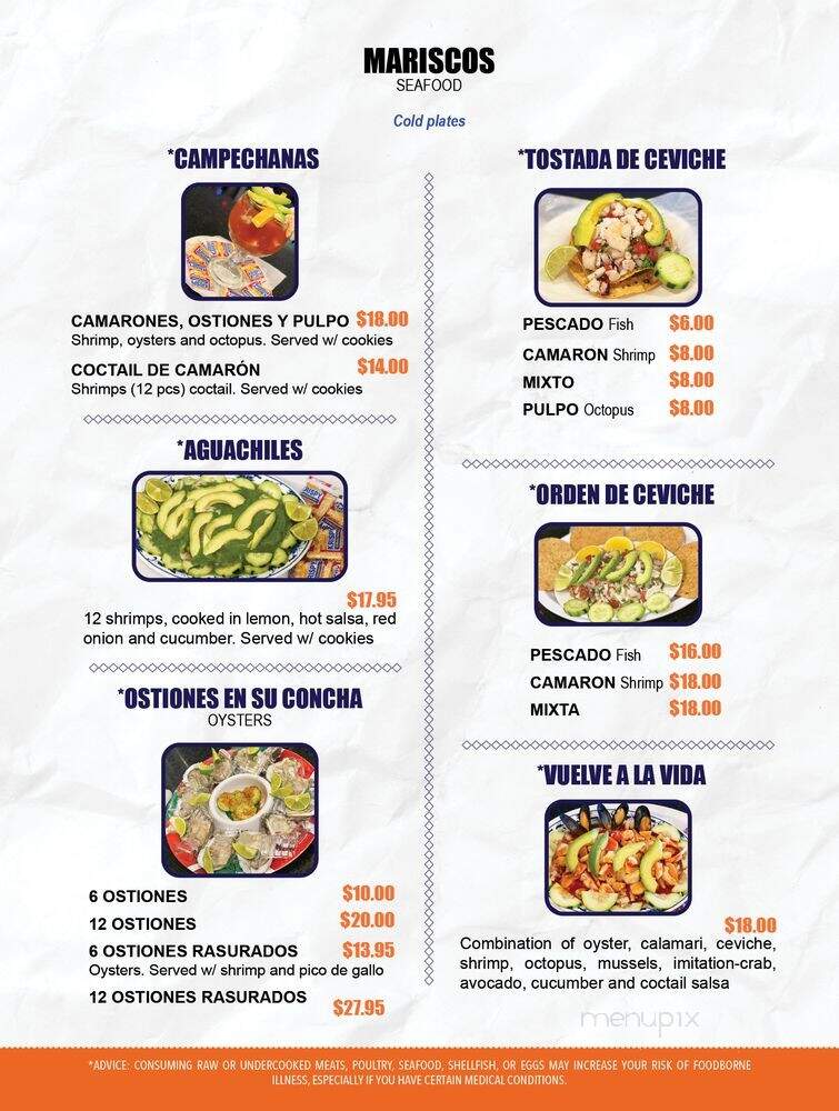 La Bonita - Forest Park, GA menu_pic