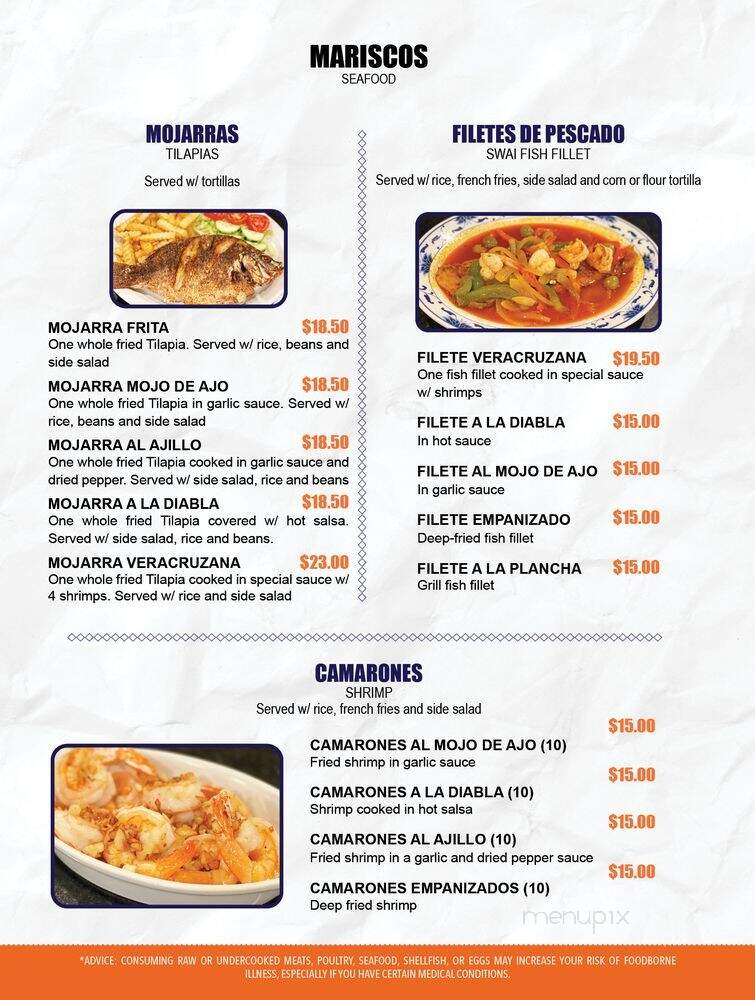 La Bonita - Forest Park, GA menu_pic
