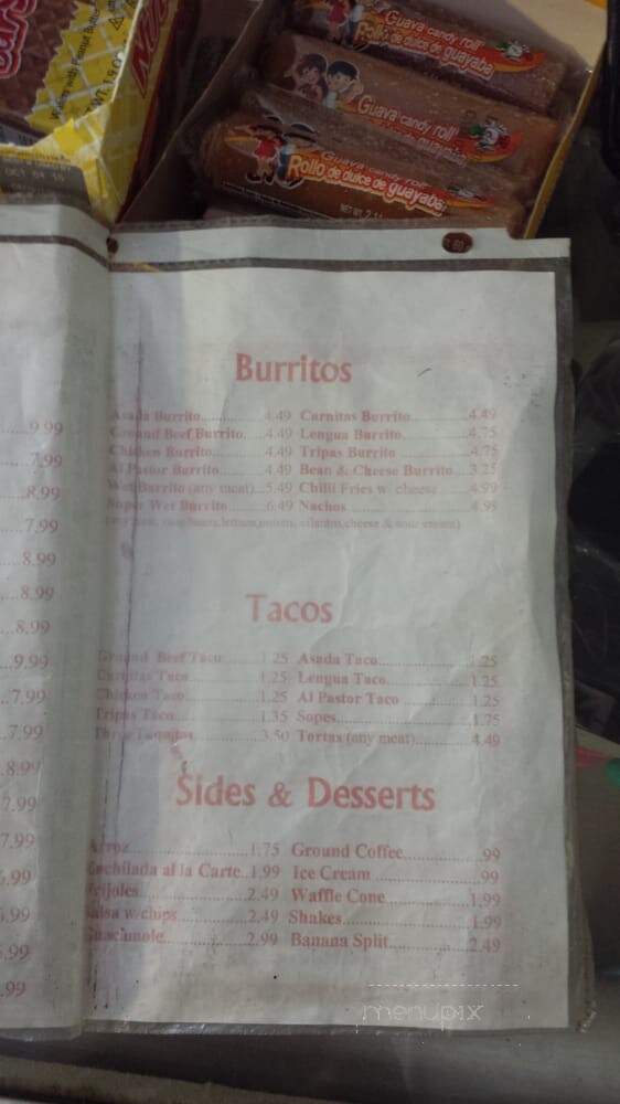 La Chelita Mini Market - Hawthorne, CA menu_pic
