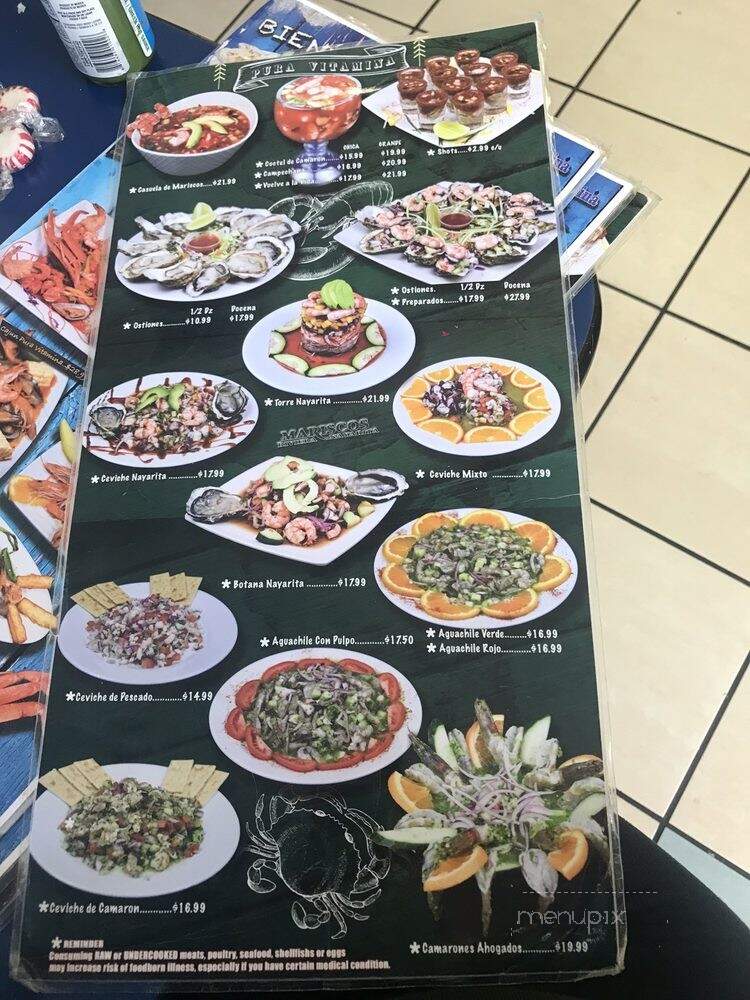 Mariscos Riviera Nayarit - San Jose, CA menu_pic