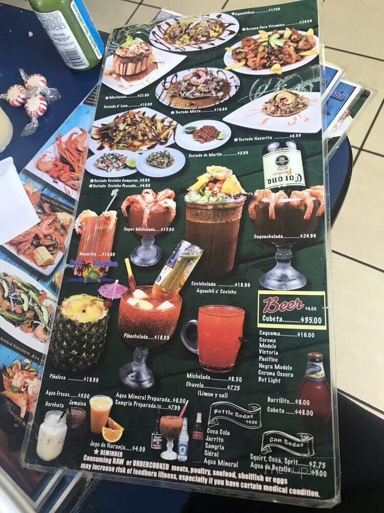 Mariscos Riviera Nayarit - San Jose, CA menu_pic