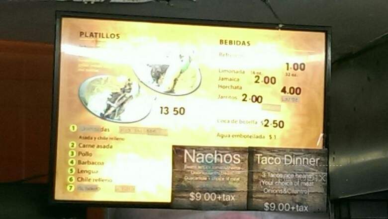 Mini Palapita - Chicago, IL menu_pic