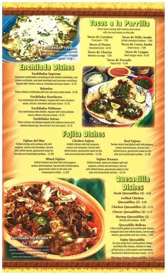 Plaza Guadalajara - Mount Dora, FL menu_pic