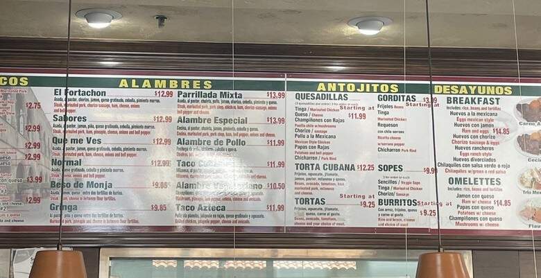 Taqueria Cuernavaca - Oxnard, CA menu_pic