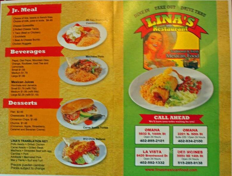 Lina's Mexican Restaurant - Omaha, NE