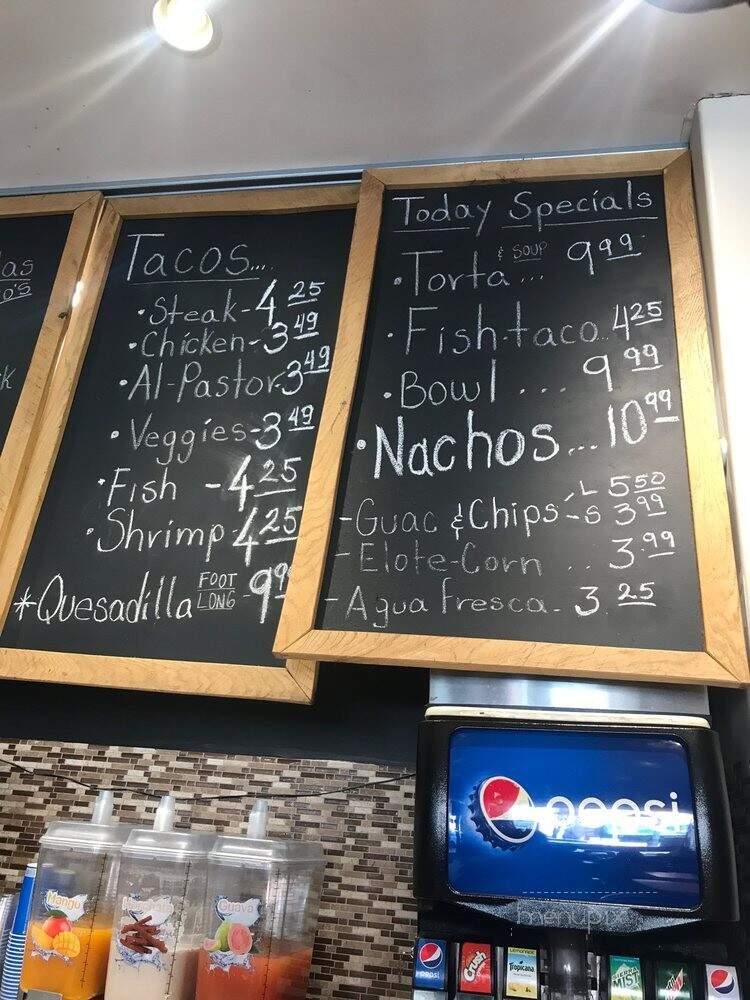 Chilango - Chicago, IL menu_pic