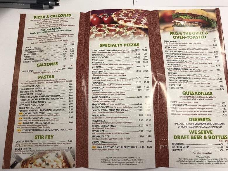 Angelo's Pizzeria - Lewiston, ME menu_pic