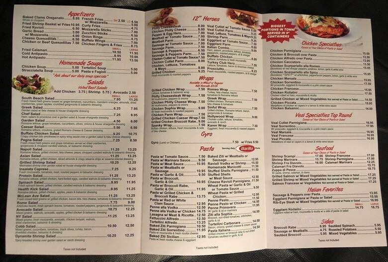 Buongiorno's Pizza & Pasta - Yonkers, NY menu_pic