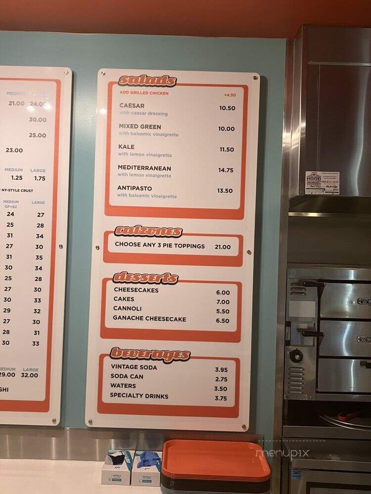 Tomato Pie Pizza Joint - South Pasadena, CA menu_pic