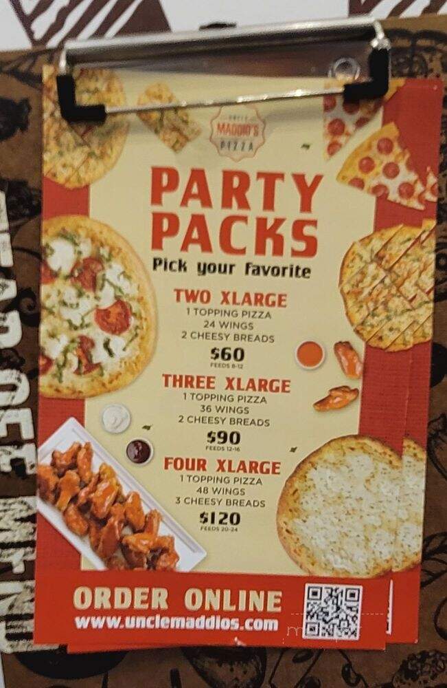 Uncle Maddio's Pizza Joint - Huntersville, NC menu_pic