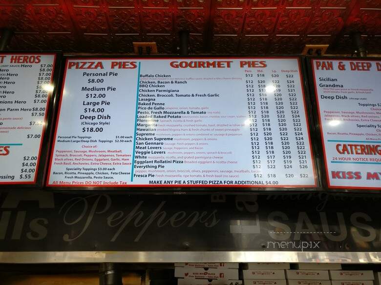 Kiss My Slice - New York, NY menu_pic