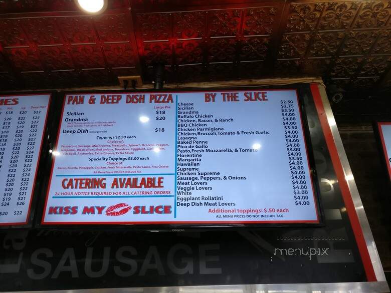 Kiss My Slice - New York, NY menu_pic