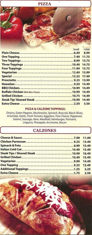 Matteo's Pizza&Subs - North Quincy, MA menu_pic