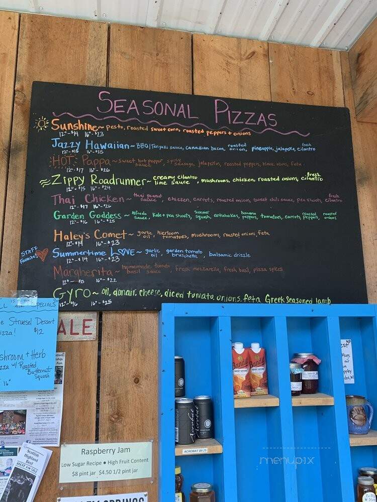 Suncrest Gardens Farm - Cochrane, WI menu_pic