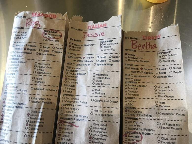 Which Wich - Costa Mesa, CA menu_pic