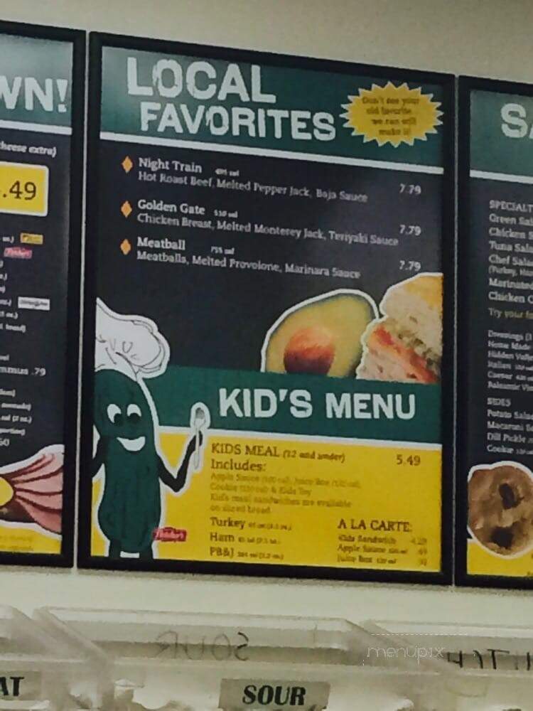 Mr. Pickle's Sandwich Shop - Pleasanton, CA