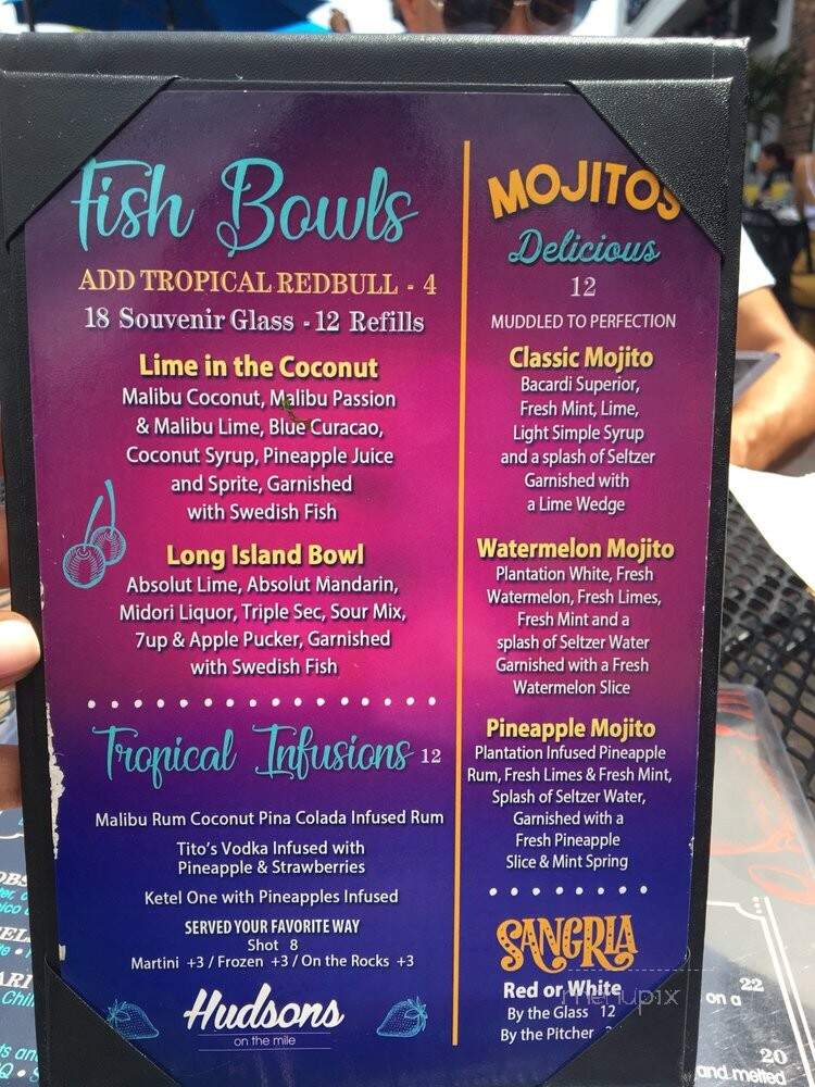 Hudson's on the Mile - Freeport, NY menu_pic