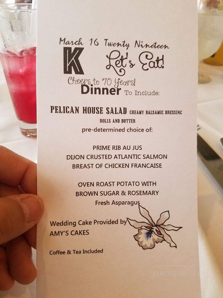 Pelican Yacht Club - Fort Pierce, FL menu_pic