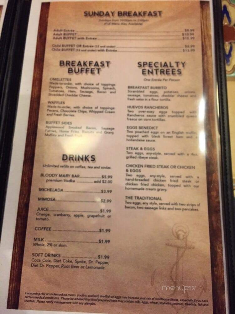 Veranda - Corpus Christi, TX menu_pic