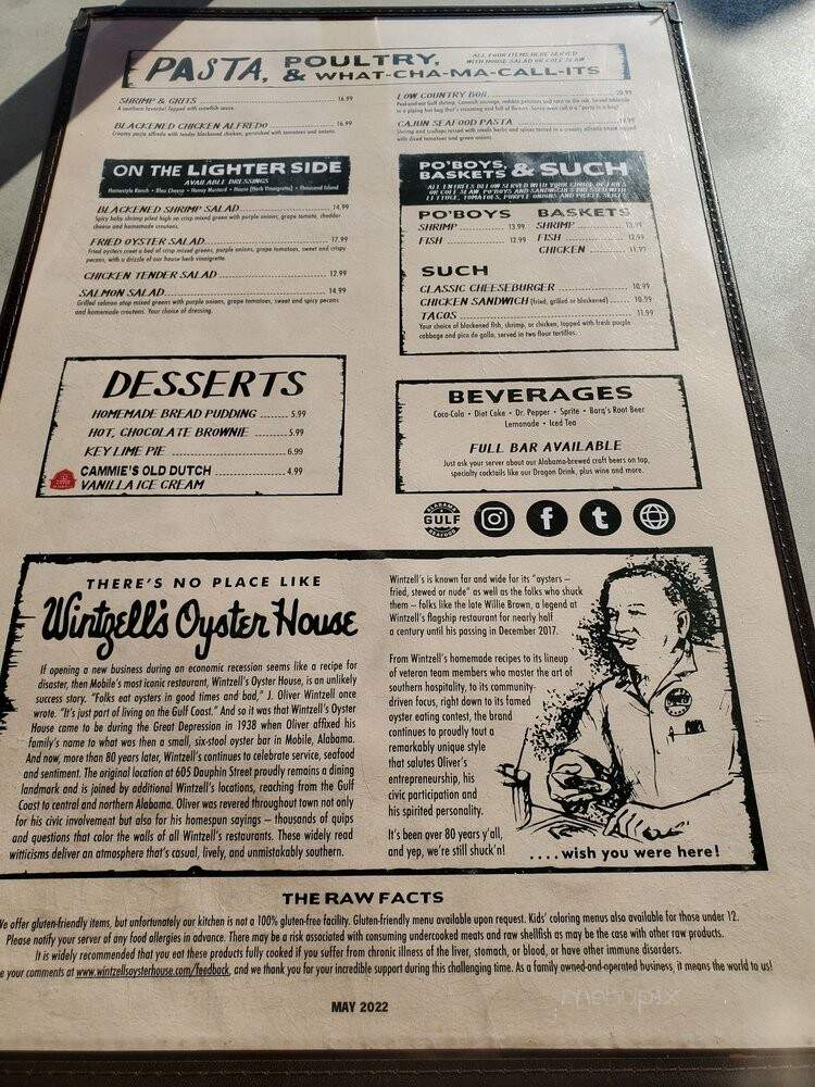 Wintzell's Oyster House - Mobile, AL