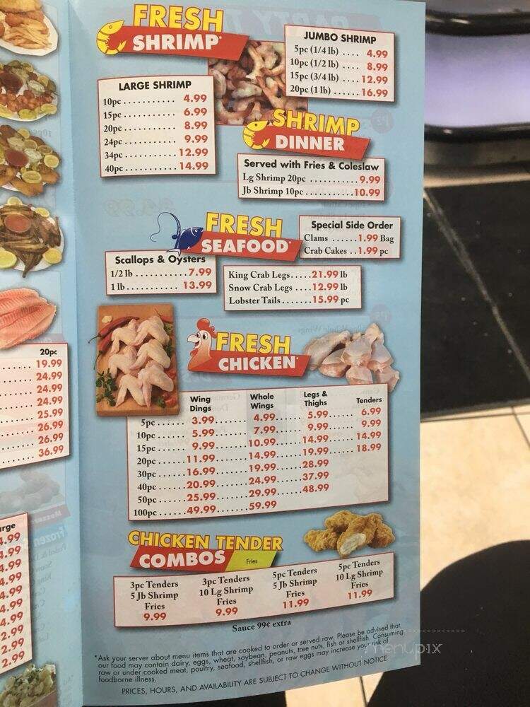 Daily Catch Fish & Grill - Southfield, MI menu_pic