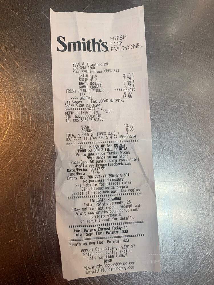 Smith's Food & Drug Centers - Las Vegas, NV