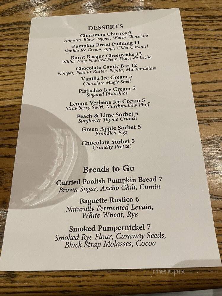 La Cuchara - Baltimore, MD menu_pic