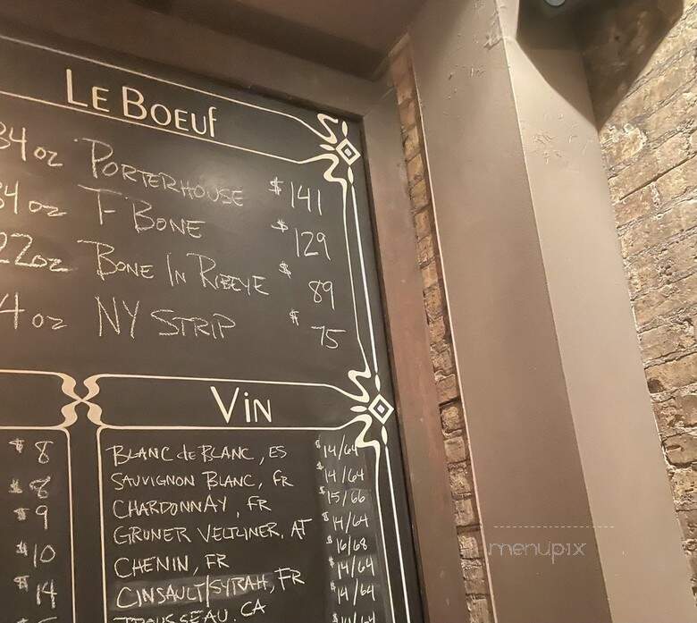 Boeufhaus - Chicago, IL menu_pic