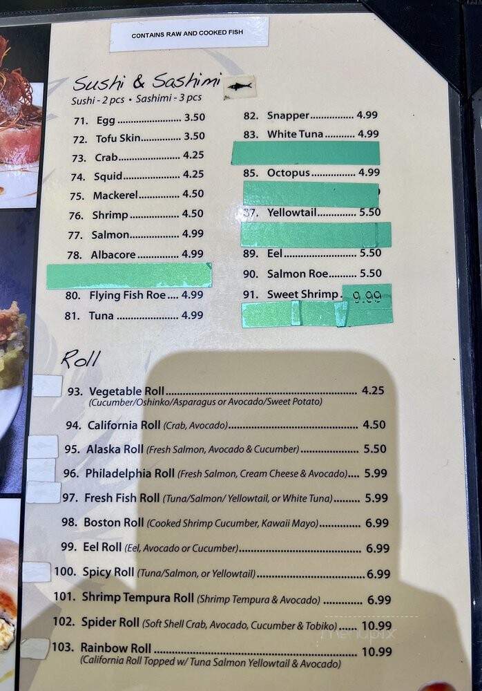 Oishii Sushi & Karaoke Bar - Sacramento, CA menu_pic