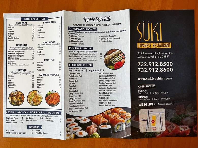 Suki Sushi - Monroe Township, NJ