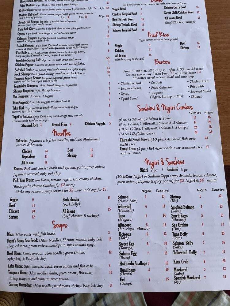 Tappi Sushi & Grill - La Mesa, CA