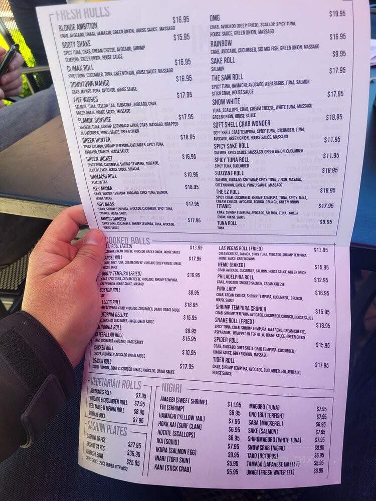 Umi Sushi - Fresno, CA menu_pic