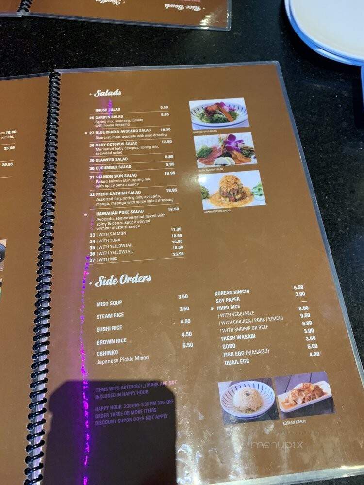 Yamariki Sushi - Carlsbad, CA menu_pic
