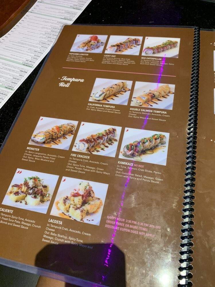 Yamariki Sushi - Carlsbad, CA menu_pic